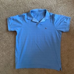 Vineyard vines polo light blue medium